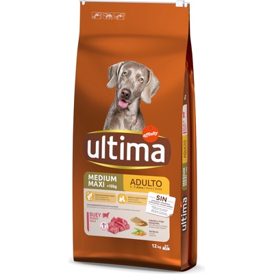 Ultima Medium/Maxi Adult Beef 2 x 12 kg