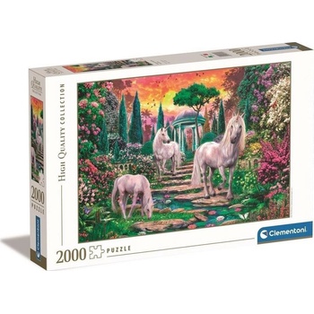 Clementoni Classical garden unicorns Пъзел 2000 броя Животни (32575 CLM) (32575 CLM)