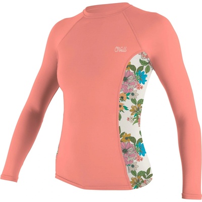 O'Neill Wms Side Print L/S Rash desert flower/cara floral