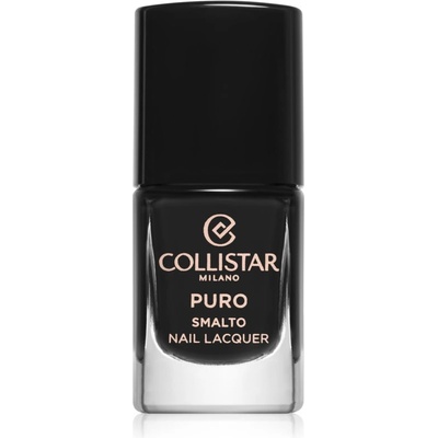 Collistar Puro Long-Lasting Nail Lacquer дълготраен лак за нокти цвят 313 Nero Intenso 10ml