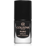 Collistar Puro Long-Lasting Nail Lacquer дълготраен лак за нокти цвят 313 Nero Intenso 10ml