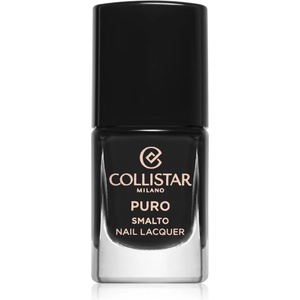 Collistar Puro Long-Lasting Nail Lacquer дълготраен лак за нокти цвят 313 Nero Intenso 10ml