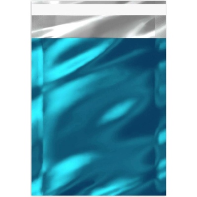 Lesklé metalické fóliové obálky - 450 x 320 mm (C3) - Modrá