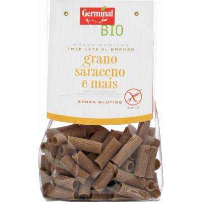 Germinal bezlepkové BIO cestoviny Mezze maniche pohánka a kukurica 250 g