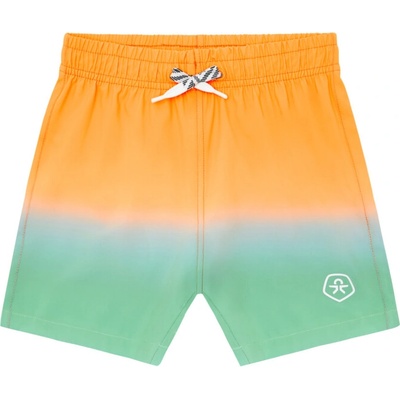 Color Kids Swim Shorts AOP & Magic-3520-Orange Pop Žlutá