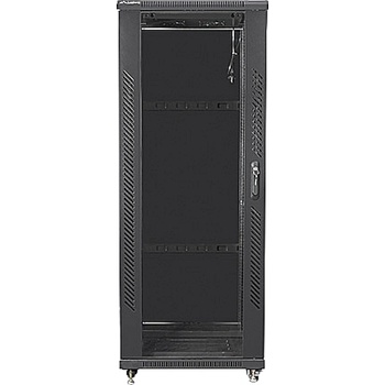 Lanberg rack cabinet 19" free-standing 32U / 600x800 self-assembly flat pack, black (FF01-6832-12B)
