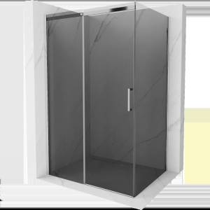 Mexen Omega раздвижна душ кабина 130 x 90 см, графит, хром - 825-130-090-01-40 (825-130-090-01-40)
