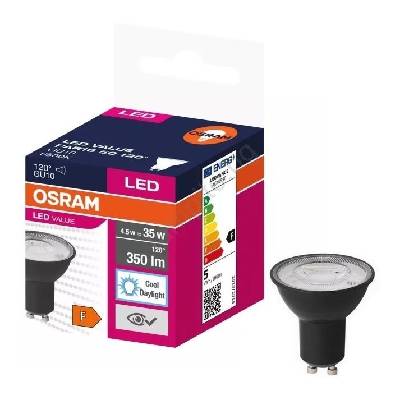 LED Крушка VALUE PAR16 GU10/4, 5W/230V 6500K 120° черен - Ledvance (P225231)