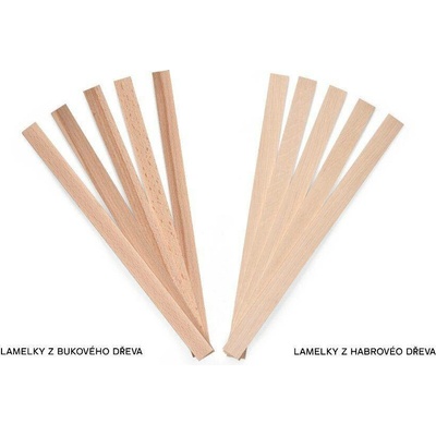 Metrie Lamely na tvoření, habrové dřevo 3,2 x 16 x 258 mm 500 ks – Zboží Mobilmania