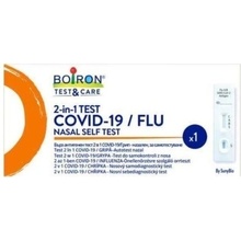 Boiron Test&Care 2-in-1 COVID-19/FLU nosový samodiagnostický test 1 ks