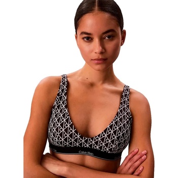 Calvin Klein LV00Q61207 Bralette bikini top - Black (20242 Icon Cotton Emblem W Black)