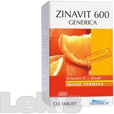 Generica Zinavit 600 cucavé tablety 120 ks