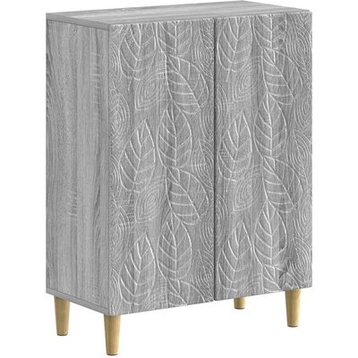 vidaXL Шкаф за баня DELFT Сив Сонома 59, 5 x 31 x 80 см (897061)
