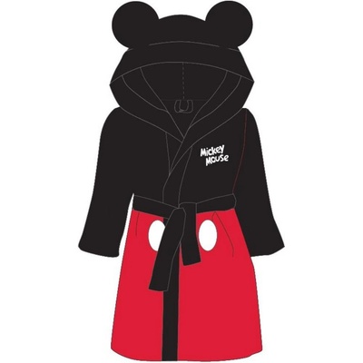 Detský župan s kapucňou Mickey Mouse 02 s ušami