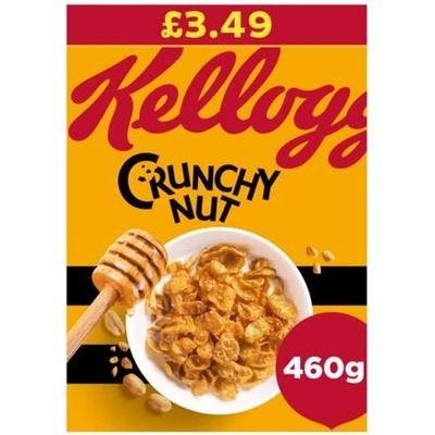 Kellogg's Crunchy Nut kukuřičné cereálie s arašídy a medem 460 g