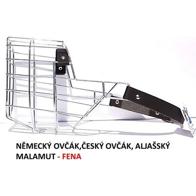 Mr. Rozchov Náhubek kovový Německý ovčák Český ovčák Aljašský malamut fena