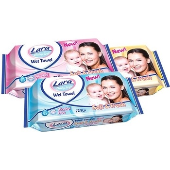 Lara vlhčené utierky 72 ks