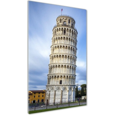 Vertikálny foto obraz sklenený Šikmá veža PIZAY 50x100 cm