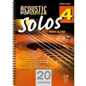Acoustic Pop Guitar Solos 4 | Michael Langer (ISBN: 9783868493306)