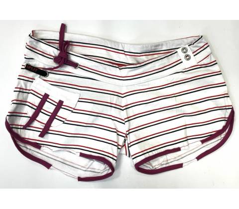 Split Ctn Short Lines White