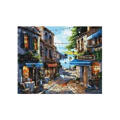 Ideyka painting by numbers Seaside restaurants KHO3652 40x50 AP0025
