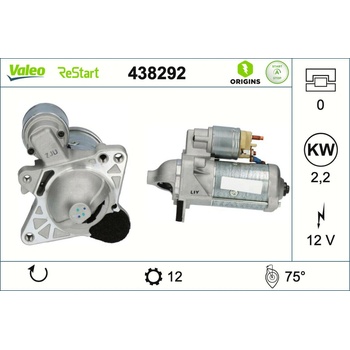 Štartér VALEO 438292
