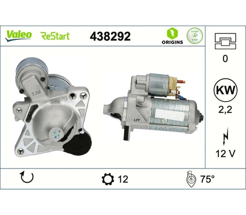 Štartér VALEO 438292