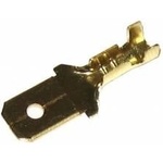 Libox Connector 6, 3mm gold mens big (100pcs) LIBOX LB0043 - LB0043