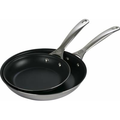Le Creuset 96609900000000 Pánve 3-ply Plus s nepřilnavým povrchem 2 ks