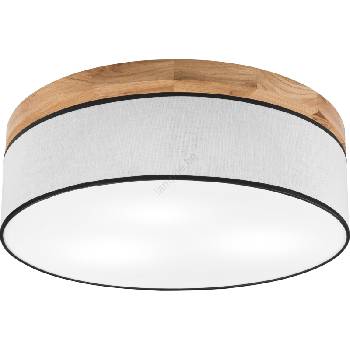 Brilagi - LED Плафон BELLADONNA 3xE27/15W/230V Ø 50 см бял/дъб (BG1364)