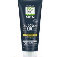 SO’BiO étic Men sprchový gel 3v1 energetizující zázvor 200 ml