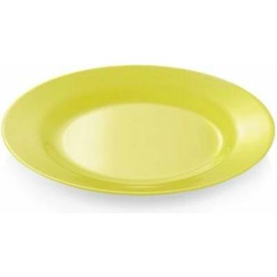 Mělký tanier žltý priemer 23 cm melamín 100026927