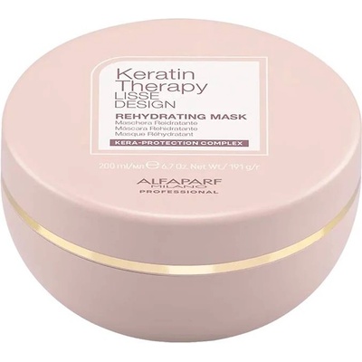 ALFAPARF Milano Keratin Therapy Рехидратираща маска за коса с кератин, 200 ml