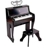 Hape Дървено електронно пиано със столче Hape - Черно (H0629)