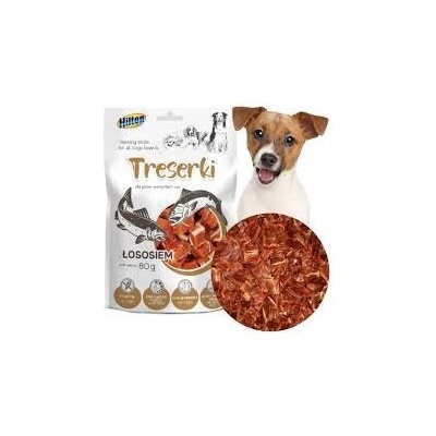 Hilton Mäsové maškrty pre psa s lososom 80 g