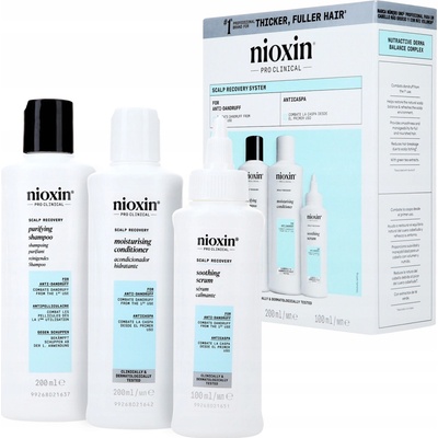 Nioxin Scalp Recovery Nioxin Scalp Recovery Purifying Shampoo - Shampoo for Dandruff and Itchy Scalp, 200 ml + Nioxin Scalp Recovery Moisturizing Conditioner for Dry Scalp, 200 ml + Nioxin Scalp Recov