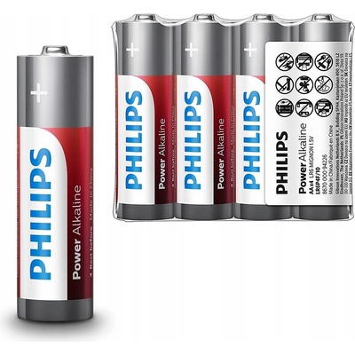 PHILIPS Alkaline AA 4ks LR6P4F/10