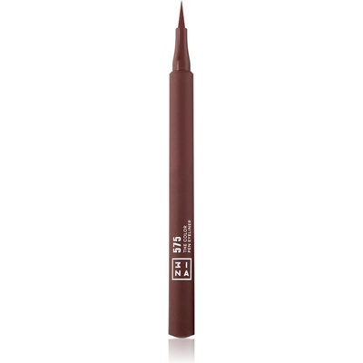 3INA The Color Pen Eyeliner očné linky vo fixe 575 Brown 1 ml
