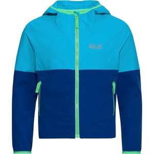Jack Wolfskin Детско софтшел яке Jack Wolfskin Kid's Sandbird Hooded Jacket Softshell jacket - Empire Blue - размер 176 (EU) (703-6910-0117)