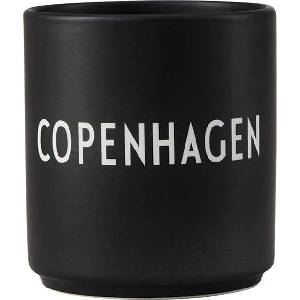 Design Letters Чаша халба Favourite DA Copenhagen черна (10101003BLACK)