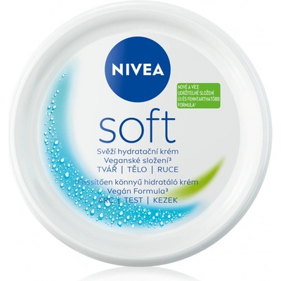 Nivea Soft 48H Hydrating Cream Кремове за тяло 375ml