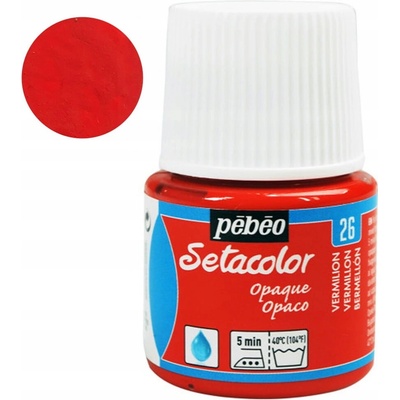 Setacolor Pebeo farba na textil 45 ml karmínová