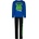 Minecraft Пижама Creepers Trio Blue, размер 134 (SP-MNCT-106_134)