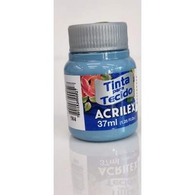 Acrilex farba na textil matná 37 ml 584, Winter Blue