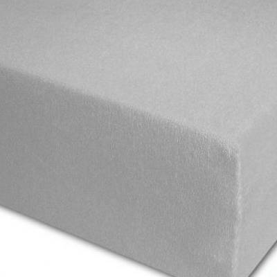TiaHome Prostěradlo jersey šedé 200x220