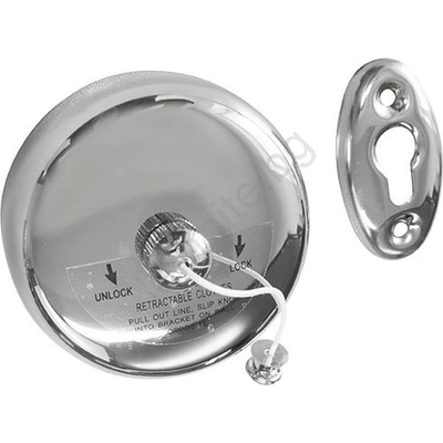 BEMETA Въже за пране 9, 5x9, 5 cm неръждаема стомана/сребрист (BD0379)