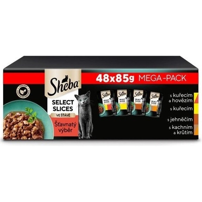 Sheba mokré krmivo mix chutí 4 kg