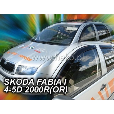 Deflektory SKODA Fabia, 1999-2007 / I. gen. predné