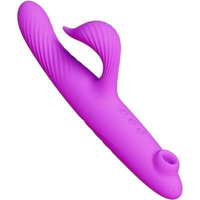 BASIC X Hector pulzátor a vibrátor 3v1 fialový