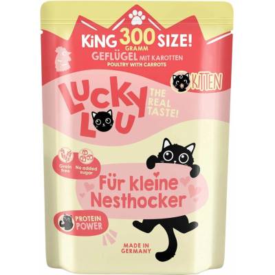 Lucky Lou Lifestage Kitten drůbež 6 × 300 g